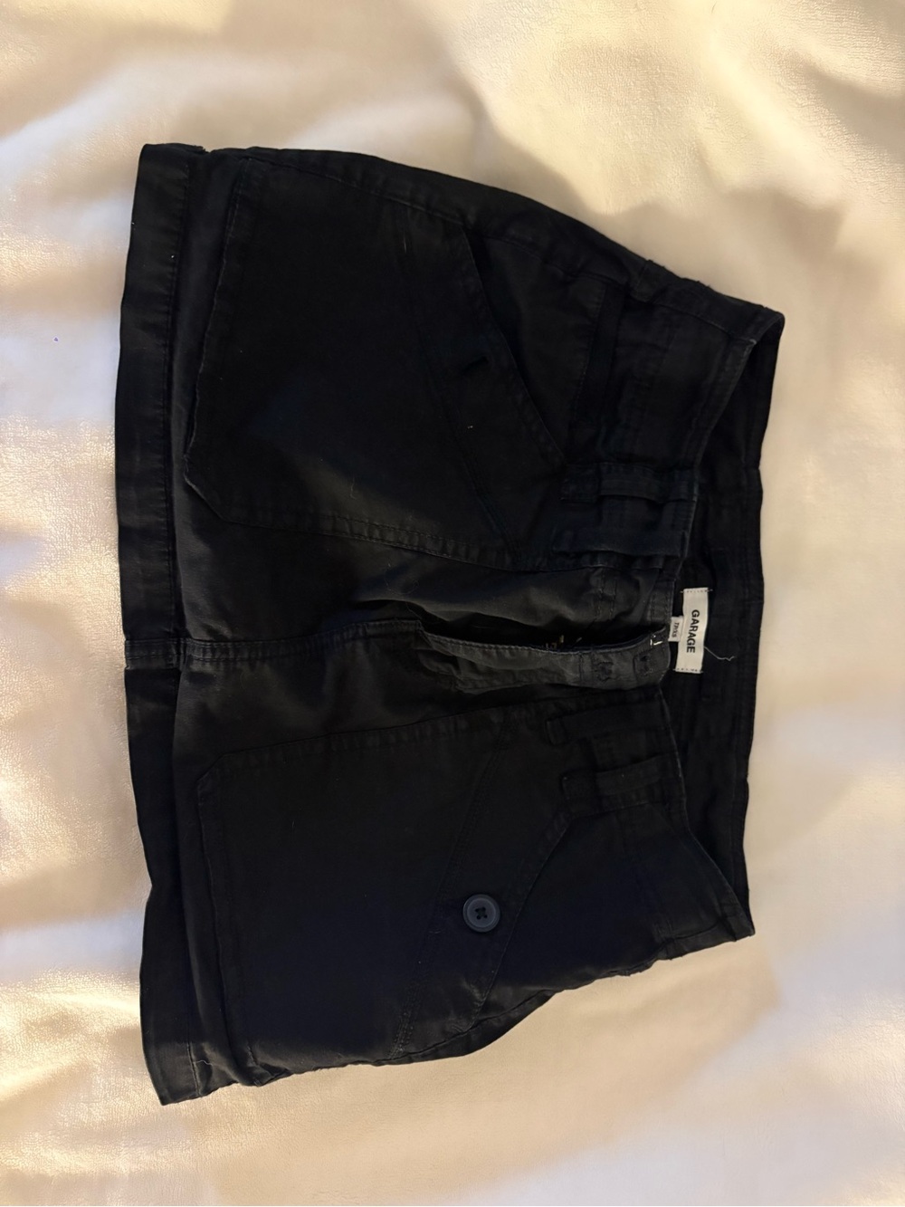 Garage Black Cargo Shorts